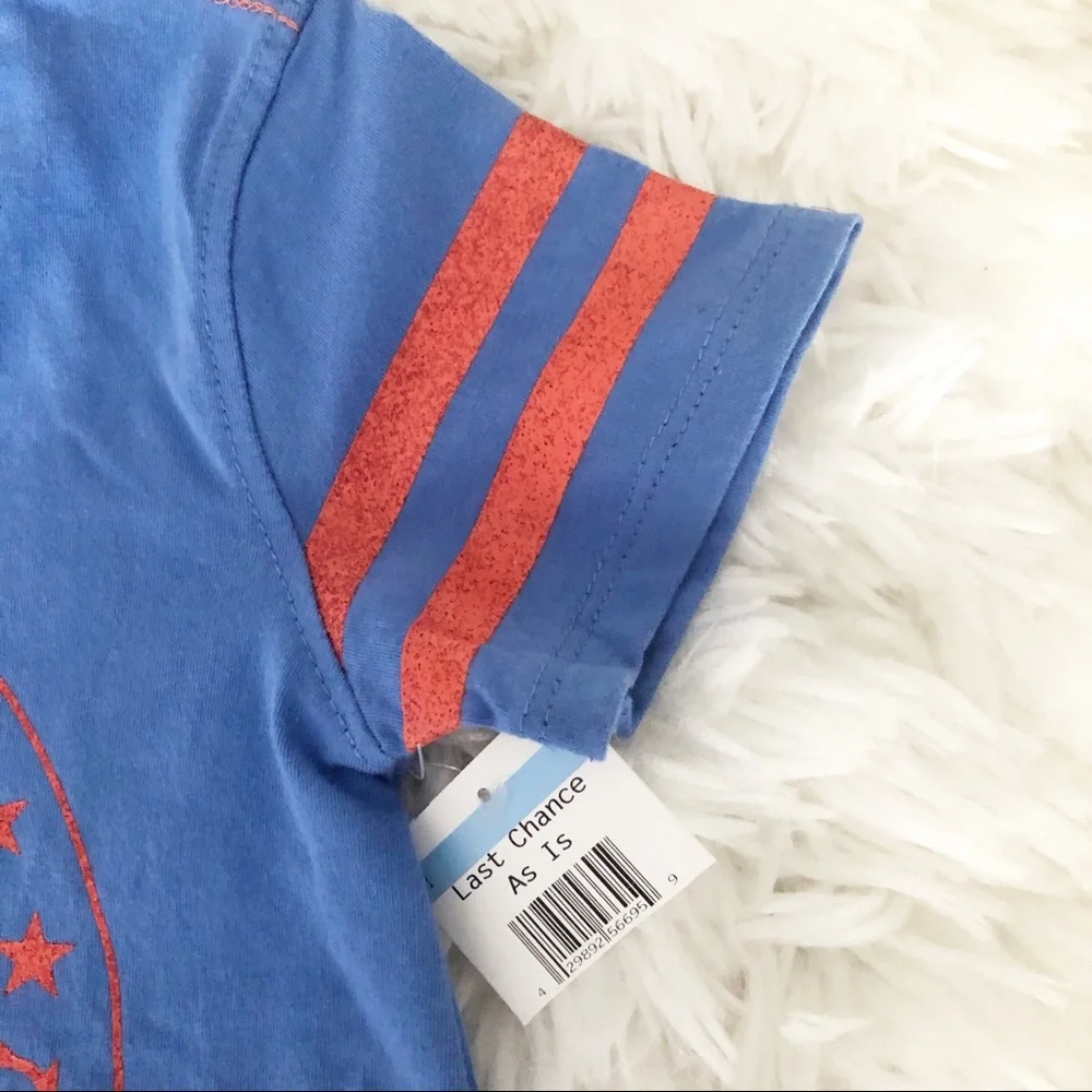 True Religion 2T Girl’s Varsity Tee. NWT